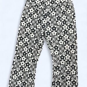 Wild Fable Black and White Floral Pants
